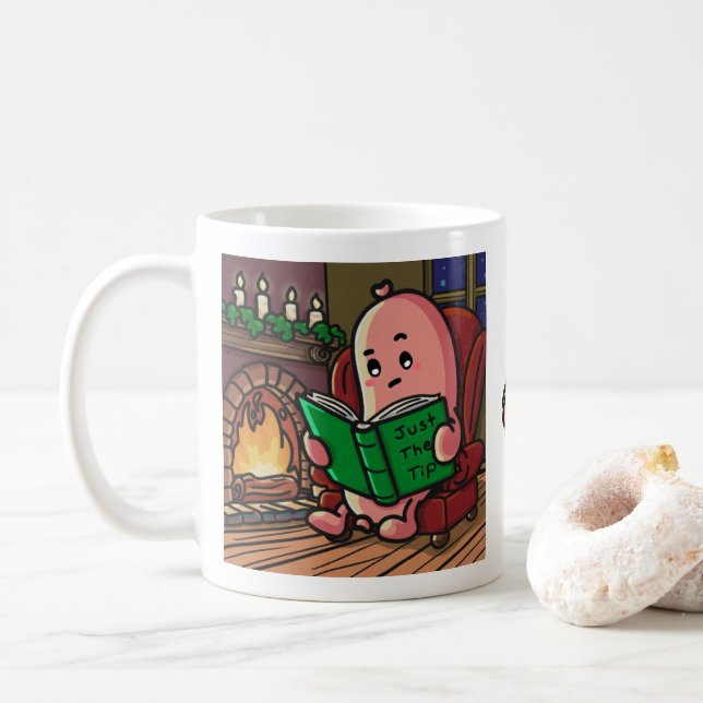Mug "Juste le pourboire du matin" de Glizzy (Avec donut)
