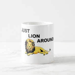 MUG JUSTE LION AUTOUR