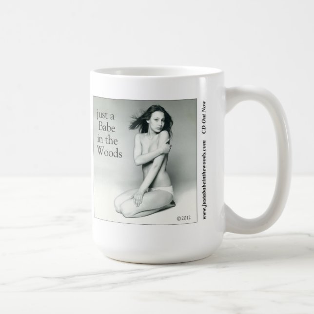 Mug Juste un bébé avec l'arrière - plan blanc (Droite)