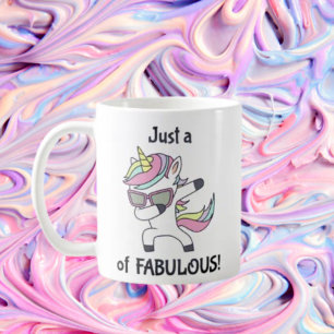 Mug Juste un (dab) de Fabulous ! Unicorne