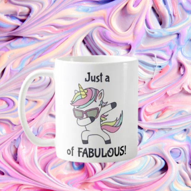 Mug Juste un (dab) de Fabulous ! Unicorne (Créateur téléchargé)