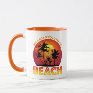 Mug Juste Un Garçon Qui Aime La Plage