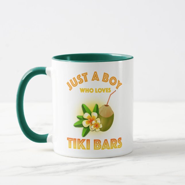 Mug Juste Un Garçon Qui Aime Les Bars Tiki (Gauche)