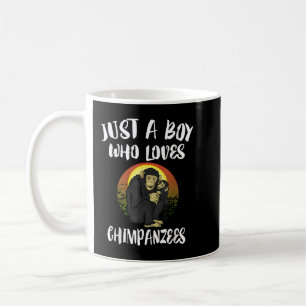 Mug Juste Un Garçon Qui Aime Les Chimpanzés Cadeau