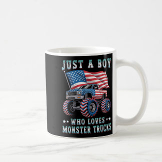 Mug Juste Un Garçon Qui Aime Monster Trucks American F