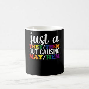 Mug Juste un ils eux dehors causant peut hémorragie