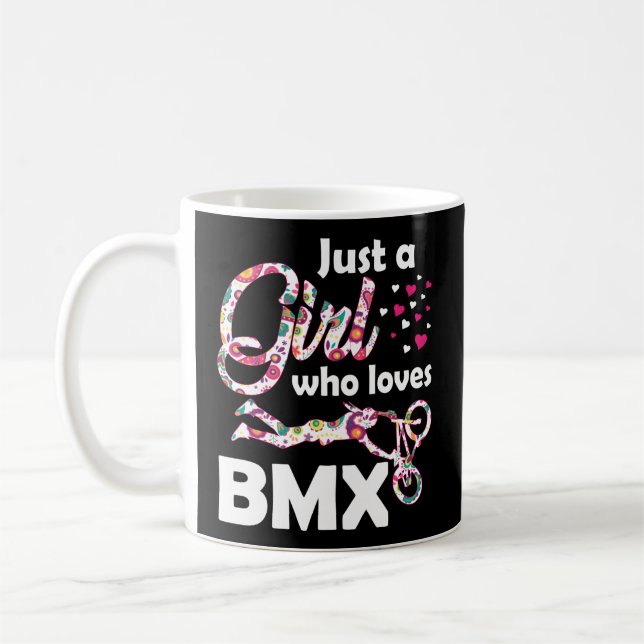 Mug Juste Un Qui Aime Bmx Bmx Biking Biker (Gauche)