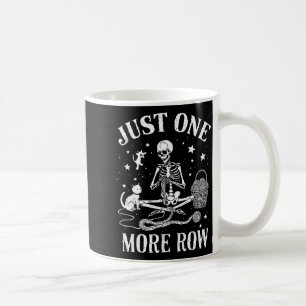 Mug Juste une autre rangée Squelette Crochet Chat Drôl