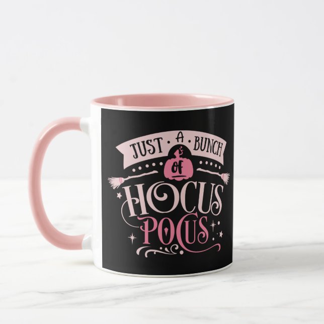 Mug Juste une bande de Hocus Pocus rose et noir Hallow (Gauche)