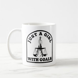 Mug Juste Une Fille Avec Des Objectifs Drôle Avocat Ci