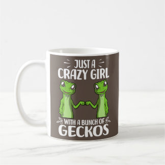 Mug Juste Une Fille Fou Avec Un Groupe De Geckos Pet