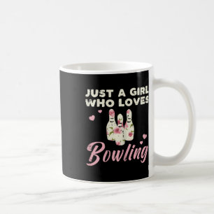Mug Juste Une Fille Qui Aime Bowling Bowler Femmes Fil