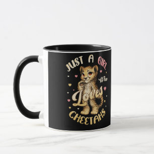 Mug Juste une fille qui aime Cheetahs Femmes Cheetah