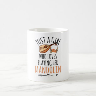 Mug Juste Une Fille Qui Aime Jouer À Son Cadeau Mandol