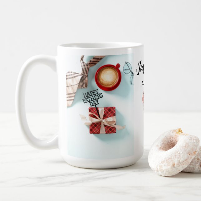 Mug Juste une fille qui aime la Fête des pères de café (Avec donut)