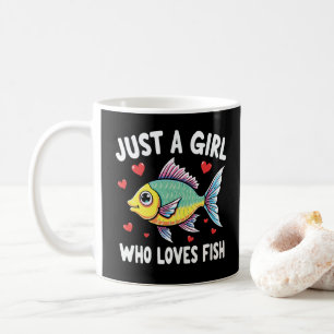 Mug Juste une fille qui aime le poisson