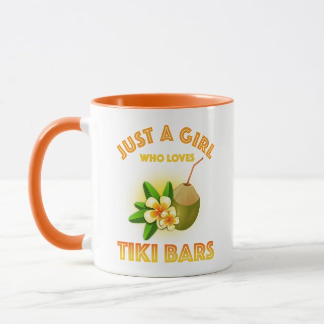 Mug Juste Une Fille Qui Aime Les Bars Tiki (Gauche)