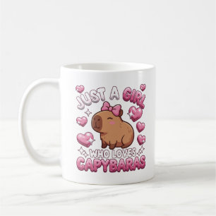 Mug Juste une fille qui aime les capybaras