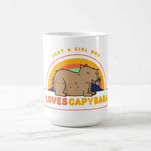 Mug Juste une fille qui aime les Capybaras (Centre)