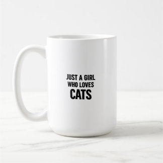 Mug Juste une fille qui aime les chats – Amour de chat