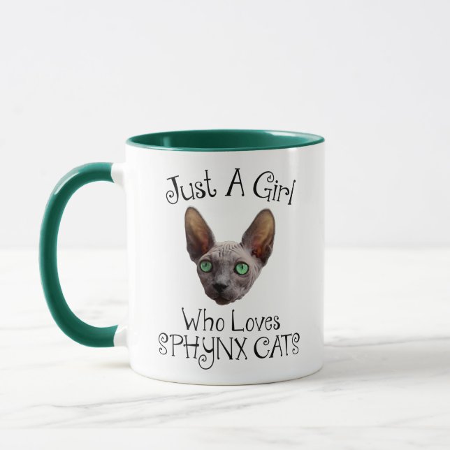 Mug Juste Une Fille Qui Aime Les Chats Sphynx (Gauche)