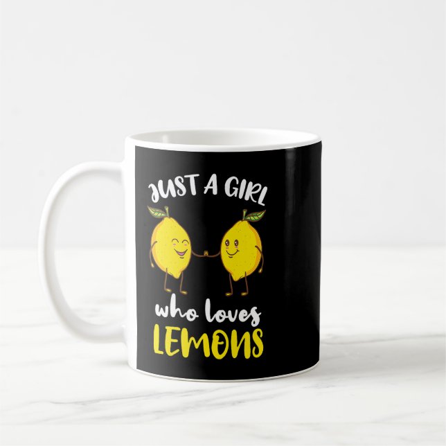 Mug Juste Une Fille Qui Aime Les Citrons Louvain Citro (Gauche)
