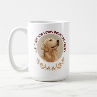 Mug Juste une fille qui aime les Golden Retrievers