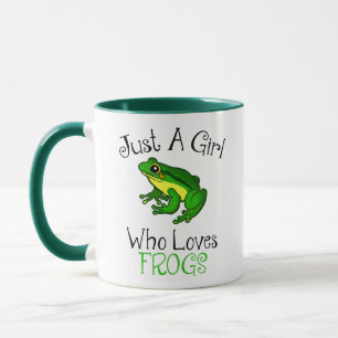 Mug Juste une fille qui aime les grenouilles Amoureux 