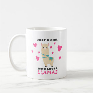 Mug Juste une fille qui aime les lamas