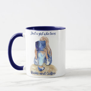 Mug Juste une fille qui aime les livres et la pâte à c