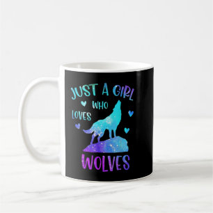 Mug Juste Une Fille Qui Aime Les Loups Les Cadeaux Arc