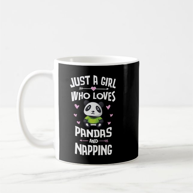 Mug Juste Une Fille Qui Aime Les Pandas Et Les Filles  (Gauche)