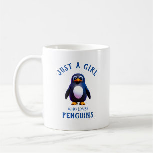 Mug Juste une fille qui aime les pingouins