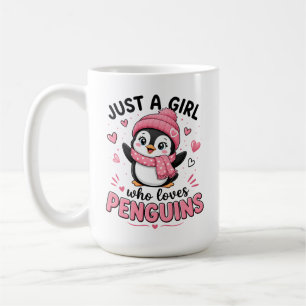 Mug Juste Une Fille Qui Aime Les Pingouins Mignon Amou