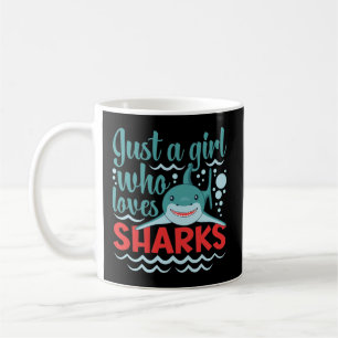 Mug Juste une fille qui aime les requins