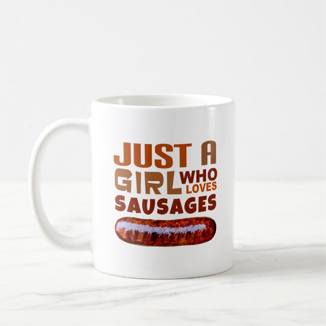 Mug Juste une fille qui aime les saucisses (Gauche)