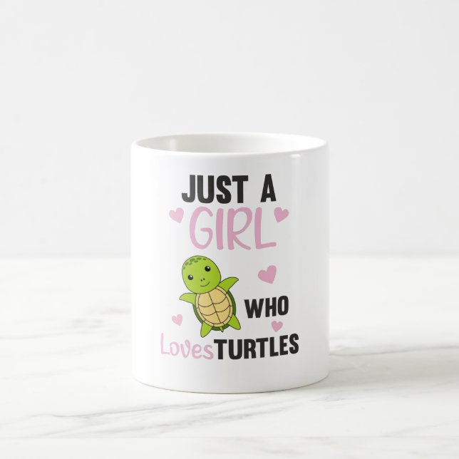 Mug Juste Une Fille Qui Aime Les Tortues (Centre)