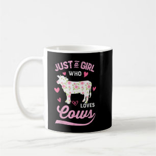 Mug Juste une fille qui aime les vaches Silhouette mig