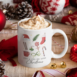 Mug Juste une fille qui aime Noël