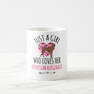 Mug Juste Une Fille Qui Aime Son Rhodésien Ridgeback