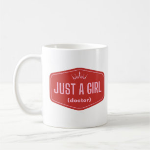 Mug Juste une fille - remplir le blanc- Féministe