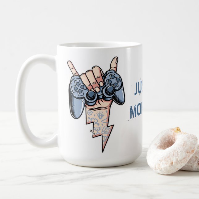 MUG JUSTE UNE PARTIE DE PLUS (Avec donut)
