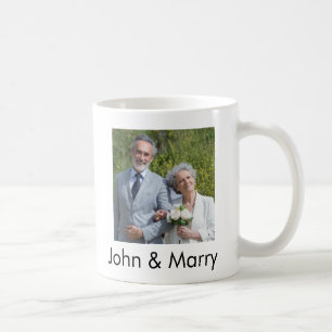 Mug JW Cadeaux pour le couple partenaire de service, p
