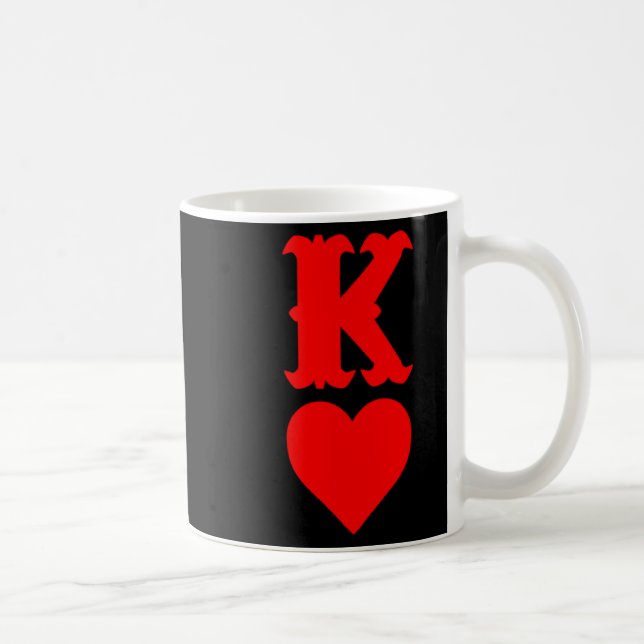 Mug K Of Hearts Love Couples Valentines Day For  (Droite)