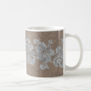 Mug Kalakaua Bordure d'Hibiscus Hawaïen KL302