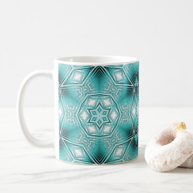 Mug Kaleidoscope arctique (Avec donut)