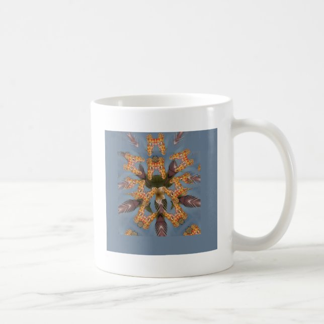 Mug Kaleidoscope Giraffe Mandala : Safari Art Abstrait (Droite)
