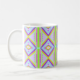 Mug Kaleidoscope Rêves Tribaux Néon