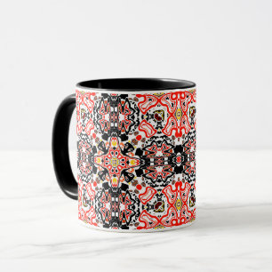 Mug Kaliedoscope marocain géométrique de style ornemen