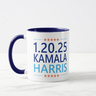 Mug Kamala Harris 1ère femme présidente 1.20.25